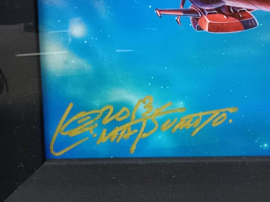 宇宙戦艦ヤマト絵画 松本零士「帰還」ピエゾグラフ 71/999 宇宙戦艦