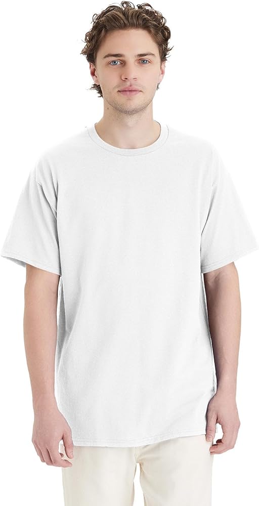 Hanes Mens Essential-T Tall T-Shirt, 2XLT, White | Amazon.com