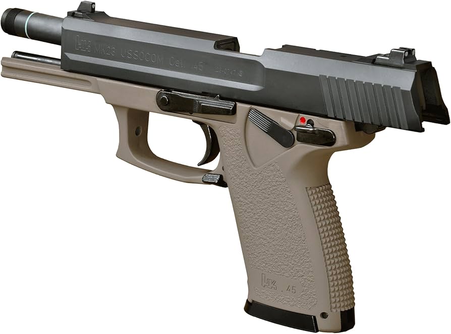 Amazon | KSC MK23 ソーコムピストル (CO2) タンカラー ABS 18歳以上