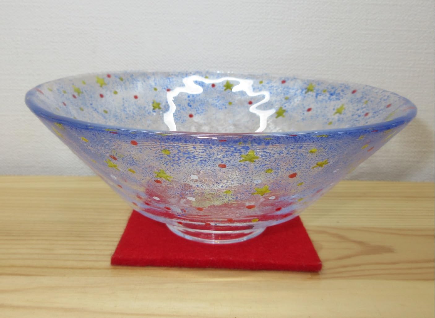 送料込【逢絢亭】茶道具 平茶碗 楽焼 赤楽 小川長楽 共箱入り 送料