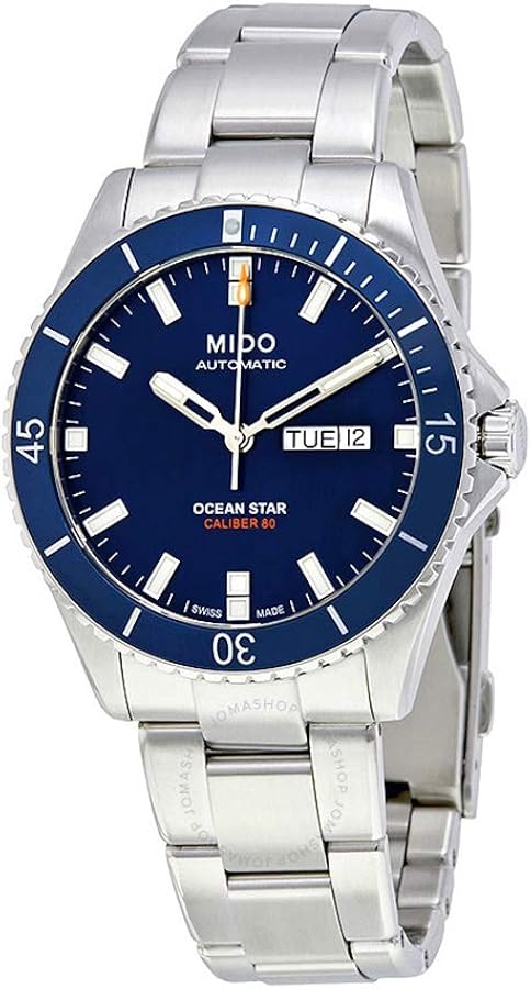 Mido Ocean Star 200 - Swiss Automatic Watch for Men - Blue Dial