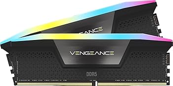 CORSAIR VENGEANCE RGB DDR5 RAM 32GB (2x16GB) 7200MHz CL34 Intel