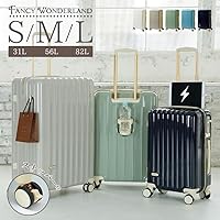 Amazon | [F FANCY WONDERLAND EST.2011] スーツケース 大型 キャリー