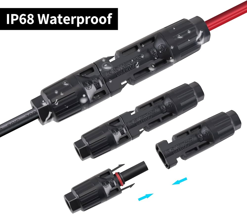 Amazon.co.jp: ZkeeShop ソーラー充電ケーブル ソーラーコネクター