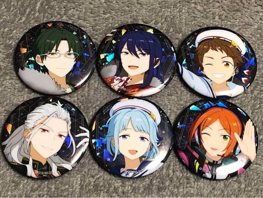 あんスタ 缶バッジ 5個 レオ 夏目 敬人 宗 なずな あんスタ 缶バッジ