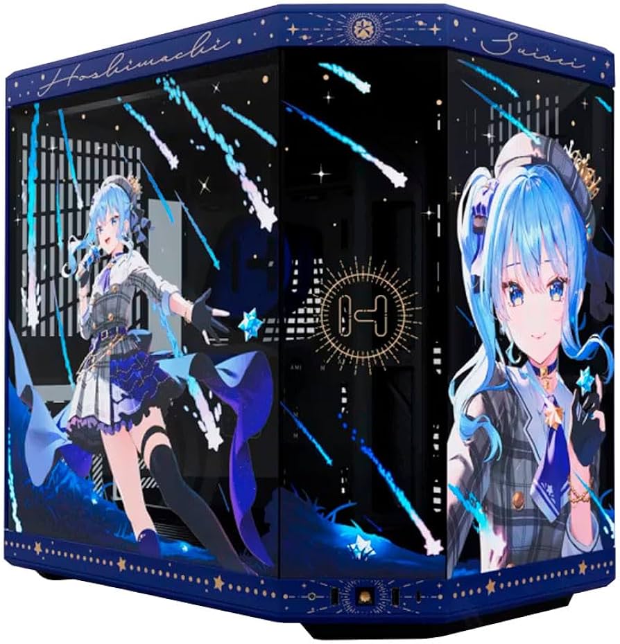 Amazon.co.jp: hololive所属VTuber「星街すいせい」コラボ PCケース