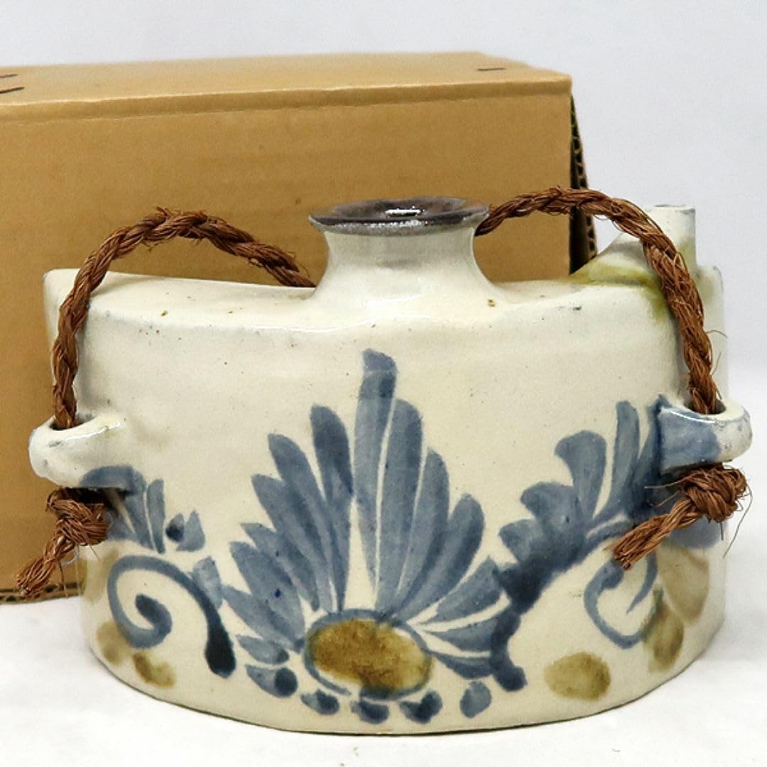 琉球焼ビンテージ品3種 (抱瓶、花瓶、湯呑み茶碗) 琉球焼ビンテージ品3