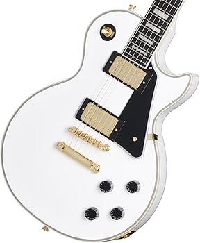 Amazon | Epiphone/Inspired by Gibson Les Paul Custom Alpine White