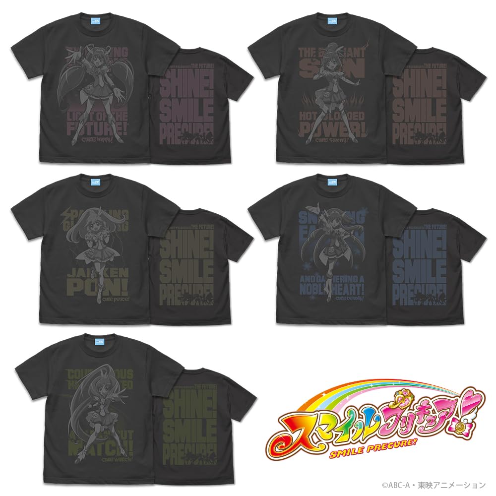 スマイルプリキュア! 公式Tシャツ バッドエンド王国幹部コンプリート