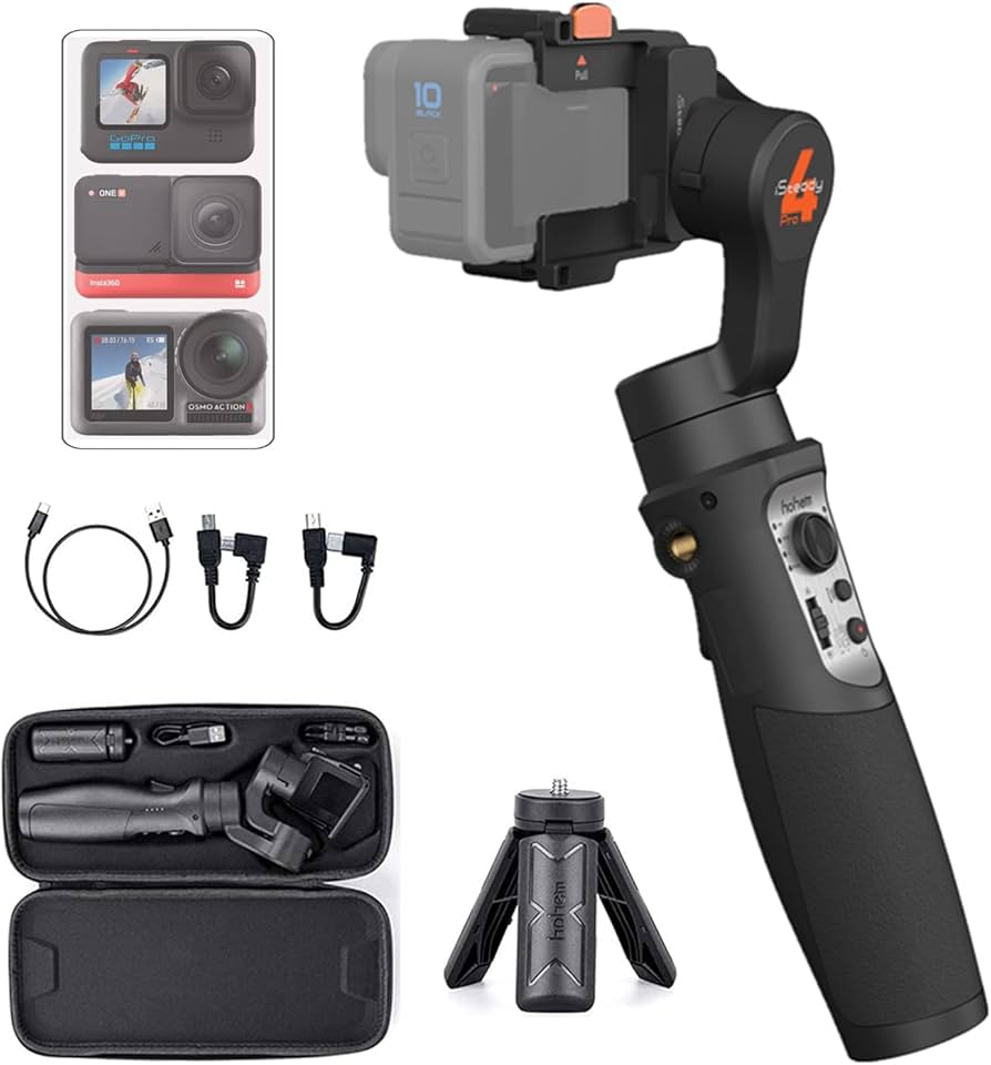 Amazon.com : Hohem iSteady Pro 4 Action Camera Gimbal 3-Axis
