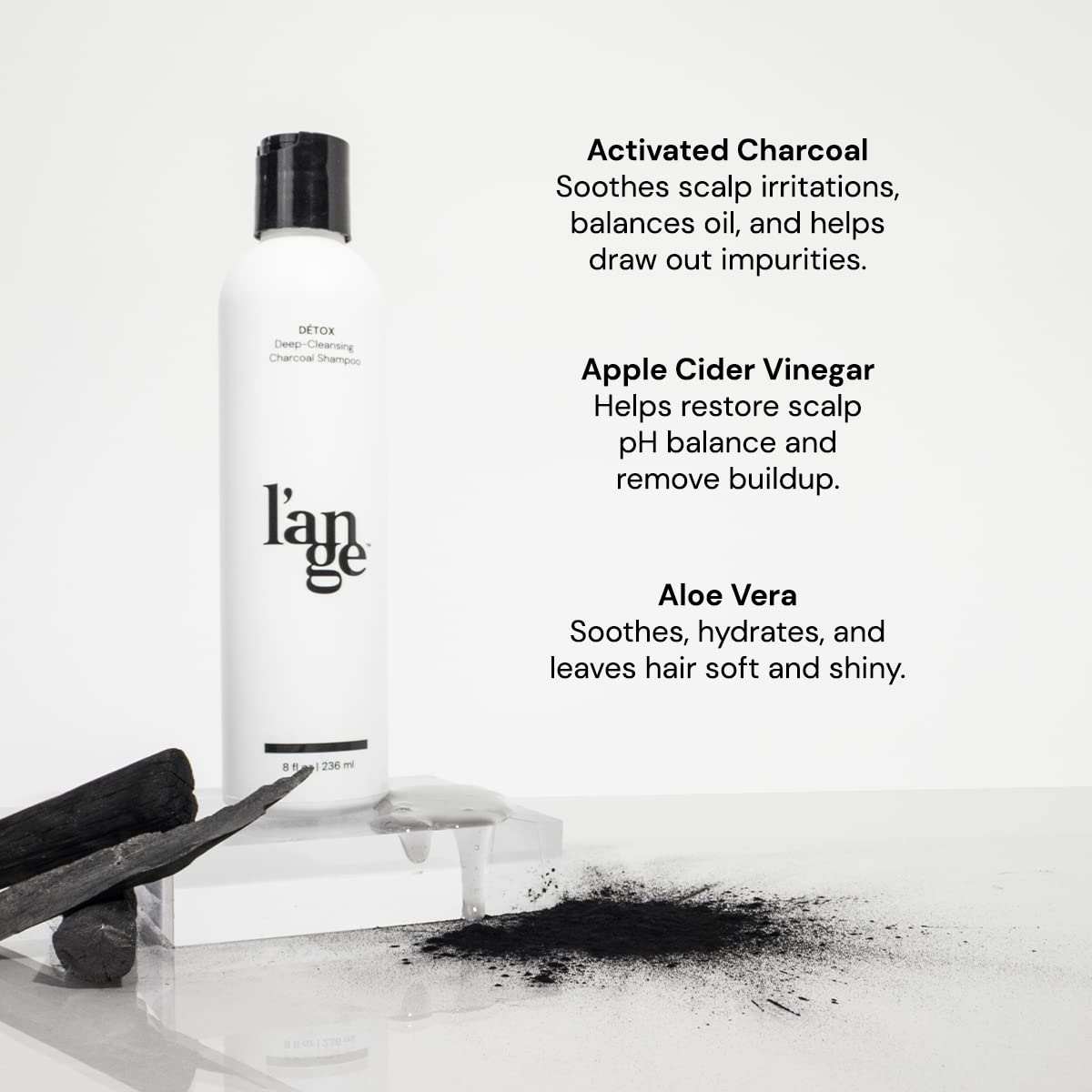 Amazon.com : L'ange Hair Détox Deep-Cleansing Charcoal Shampoo