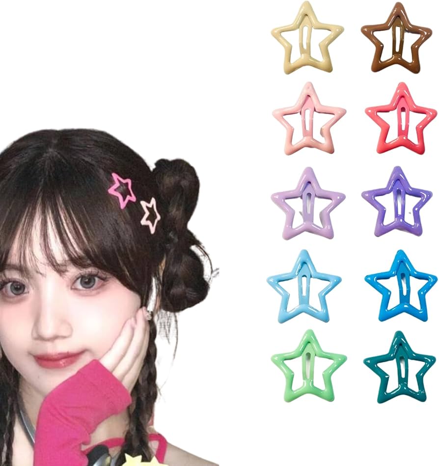 Amazon.co.jp: ヘアクリップ かわいい スナップヘアクリップ ヘアピン