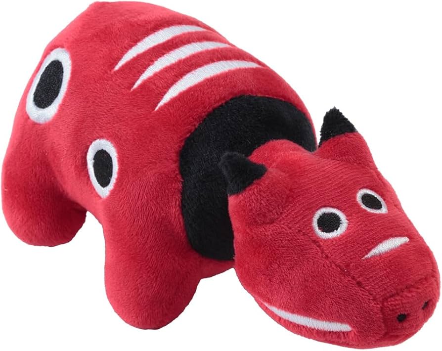 Amazon.co.jp: 久月official 吉祥シリーズぬいぐるみ 赤ベコ KN-003-Z