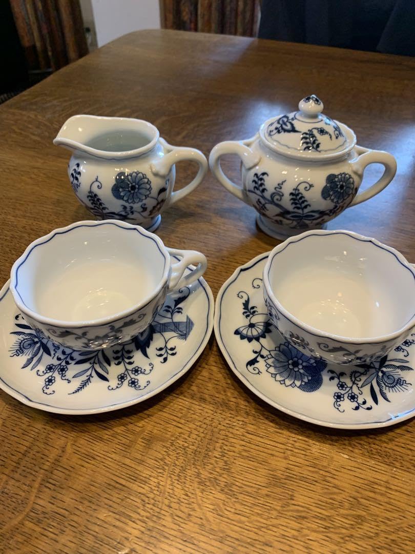 レア！] 九谷 シュガーポット＆ティーカップ 4点セット レア！] 九谷