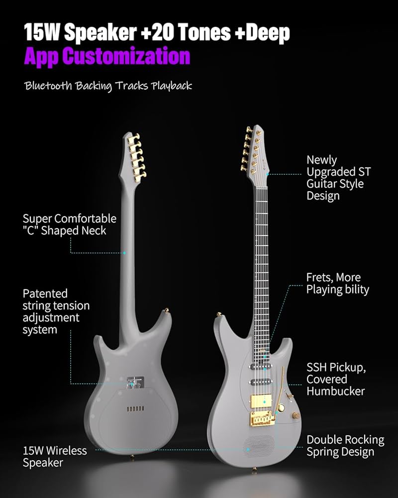 Amazon | Enya Inspire エレクトリックギター 39インチ スマート