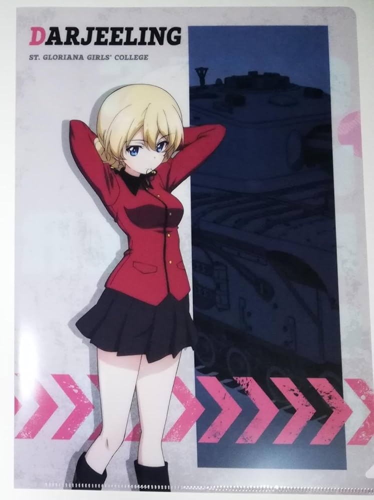 Amazon.co.jp: ガールズ&パンツァー ガルパン ダージリン クリア