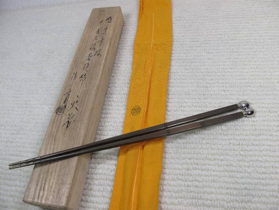 茶道具 銅製 火箸 5組まとめて 箱付 C 4427 茶道具 銅製 火箸 5組