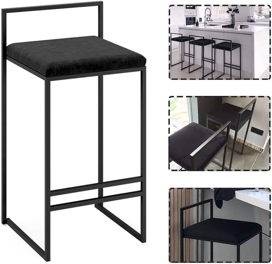 Amazon｜アイアンバーチェアー 北欧おしゃれカウンターチェアー ハイ