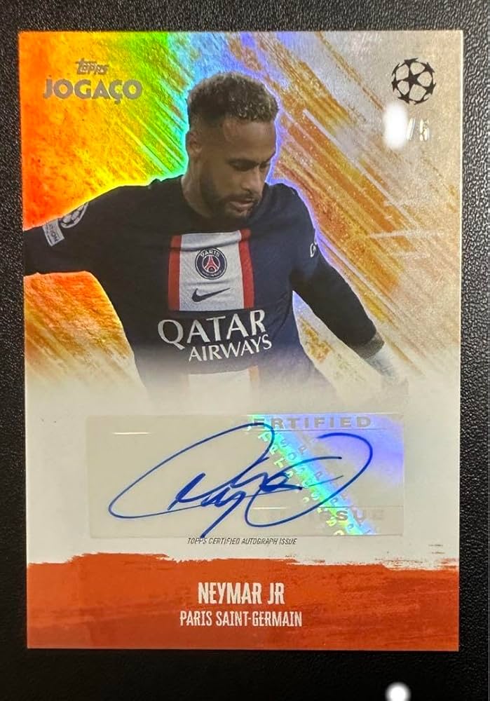 Amazon.co.jp: ネイマール、サインカード、NEYMAR JR : 文房具