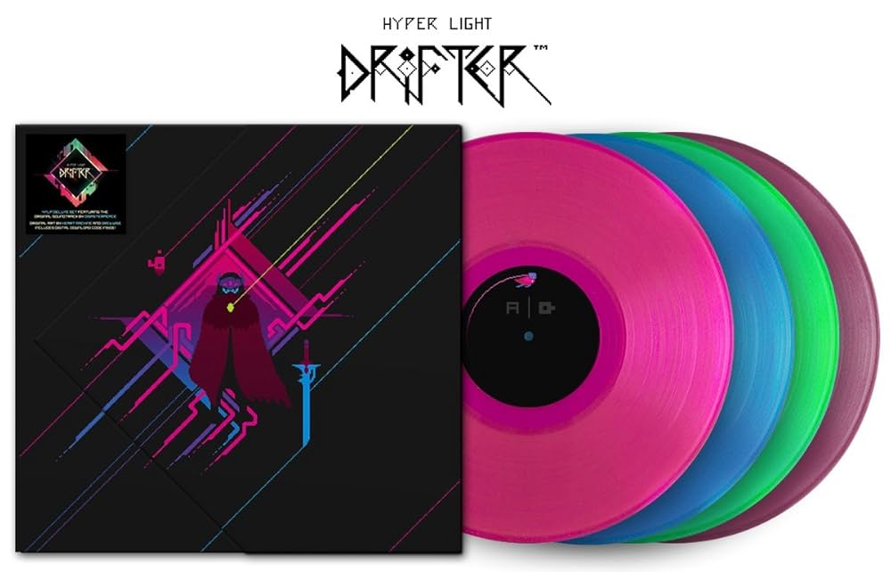 Amazon.com: OFFICIAL Hyper Light Drifter Vinyl Soundtrack 4xLP