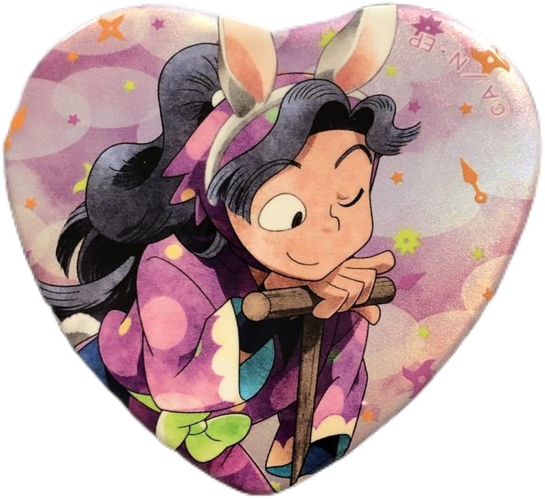 忍たま乱太郎 ナンジャタウン ハート缶バッジ 食満留三郎 忍たま乱太郎