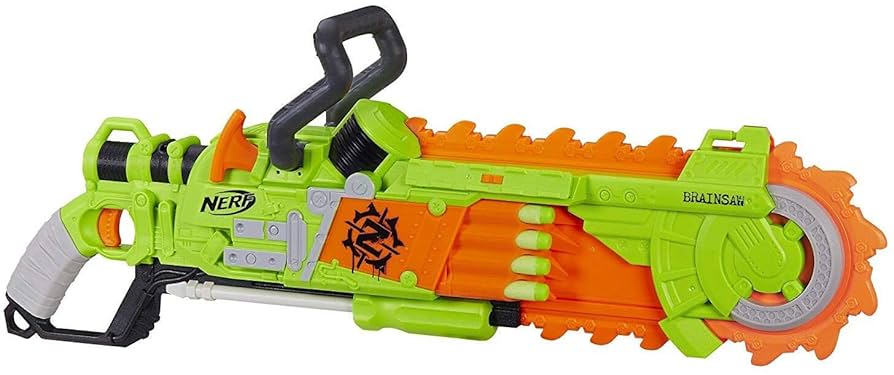 ナーフ ゾンビストライク NERF ブレインソー チェーンソー ナーフ