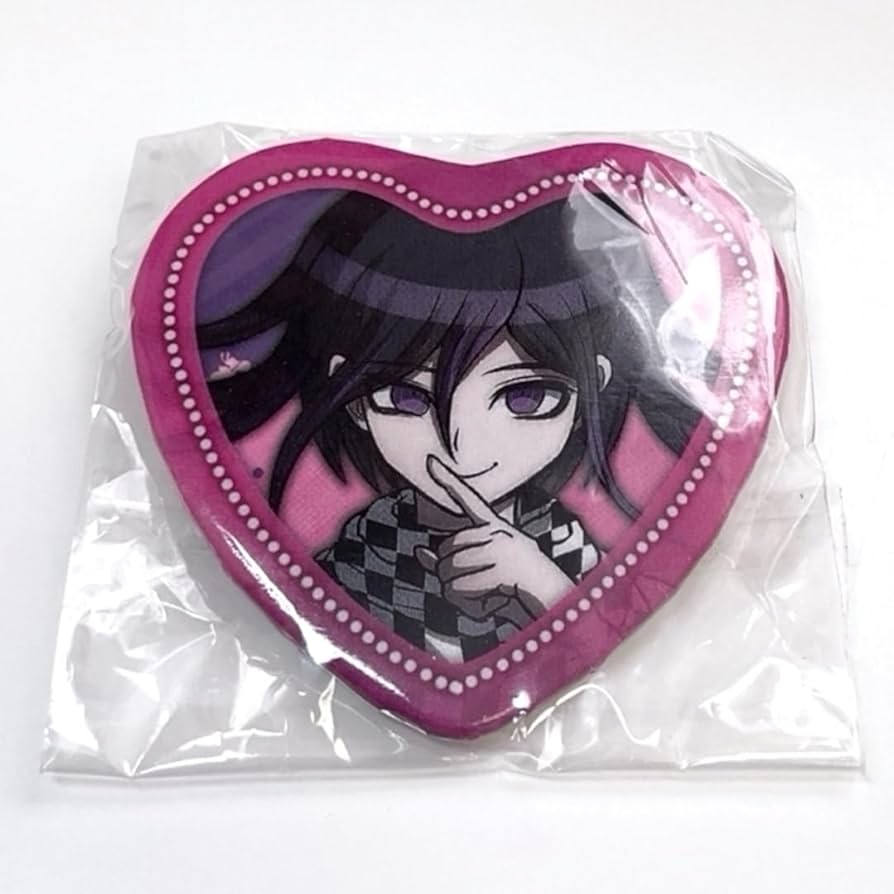 ニューダンガンロンパV3 テレ顔 ハート缶バッジ 春川魔姫 1点 ニュー