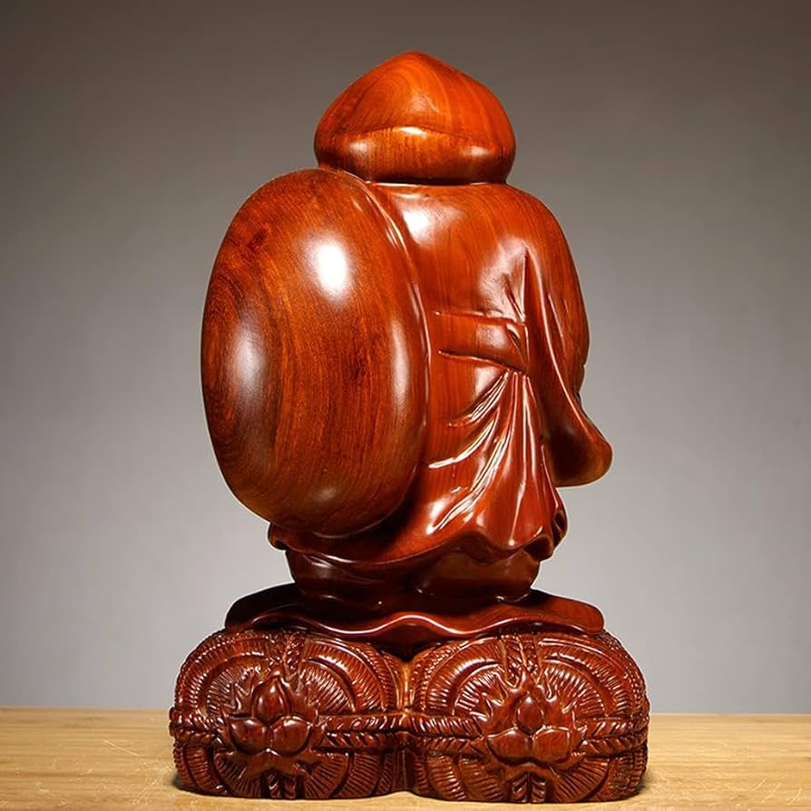 Amazon｜【dsdsad】大黒天 木彫り 美術品 七福神 大黒様 木製仏像 開運