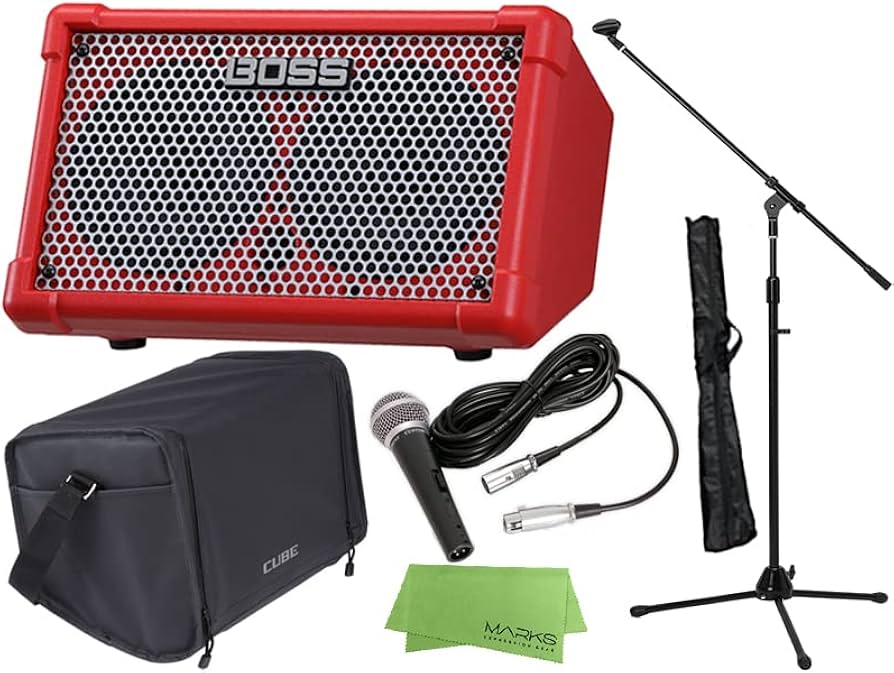 Amazon | 【路上ライブセット】BOSS CUBE STREET II RED ［CUBE-ST2-R