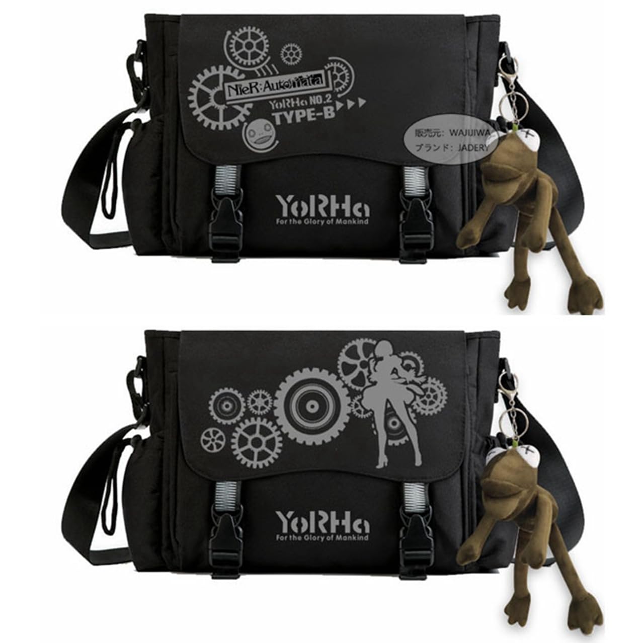NieR:Automata ヨルハ部隊 コーデュラナイロンメッセンジャーバッグ