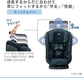 Amazon | Aprica(アップリカ) チャイルド＆ジュニアシート ISOFIX固定
