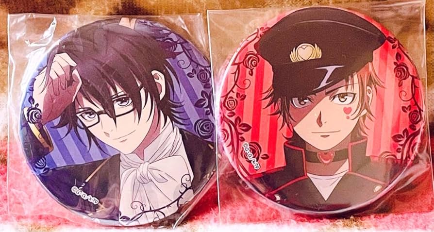 伏見猿比古八田美咲軍服缶バッジアニメK 伏見猿比古 軍服 缶バッジ