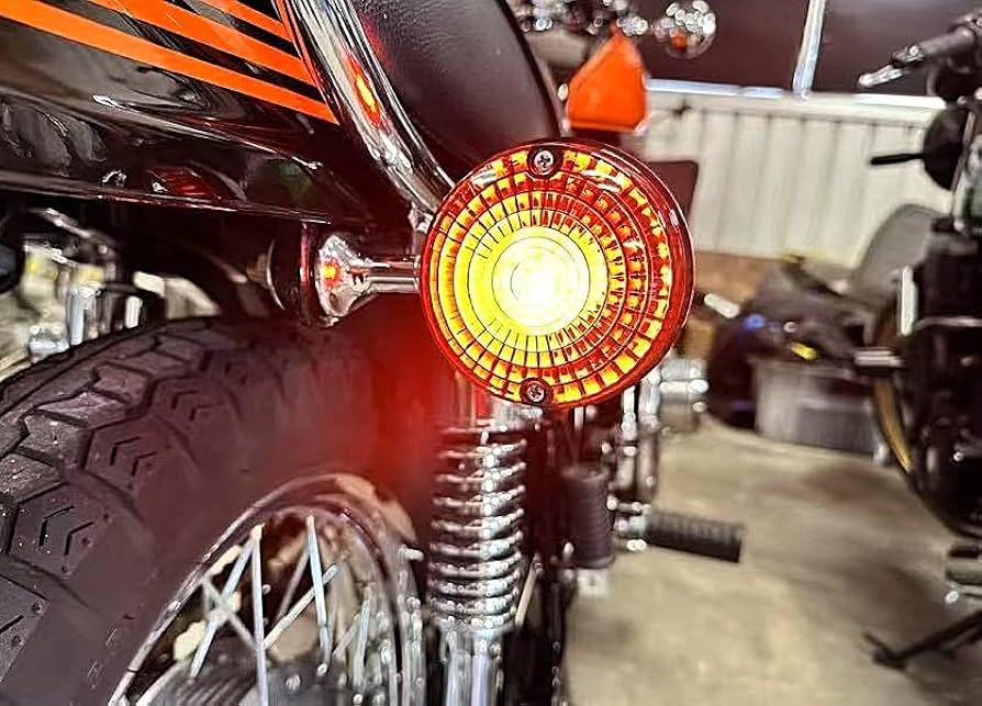 6928］カワサキ Z1/Z2 純正タイプ ウインカーレンズ 4個セット