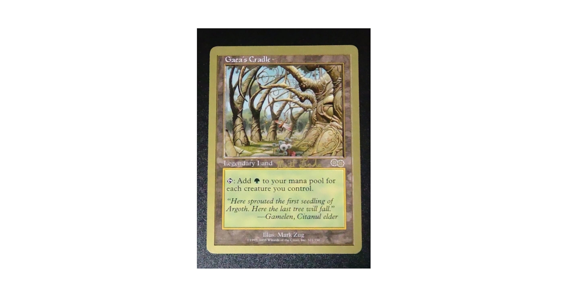 ガイアの揺籃の地 1枚 MTG Gaea's Cradle / ガイアの揺籃の地 日本