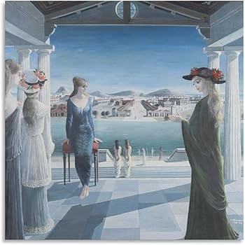 Amazon.co.jp: Paul Delvauxポール・デルヴォーシュルレアリストの画家