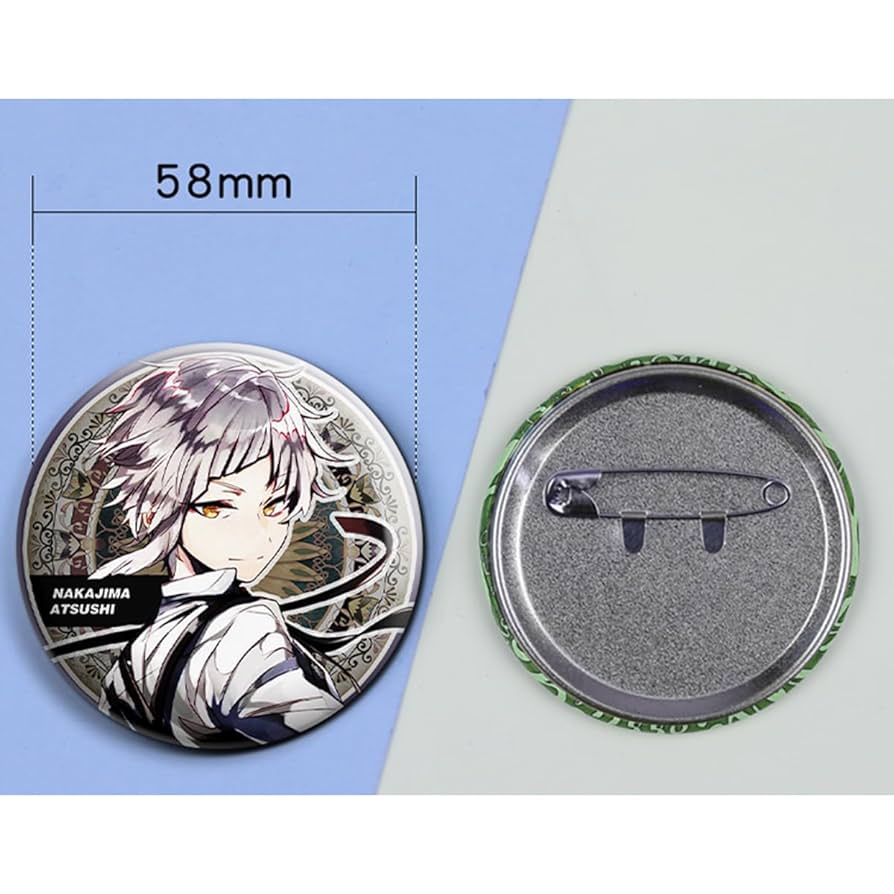 ☆文スト トレーディングブローチ風缶バッジ 中原中也 文豪ストレイ