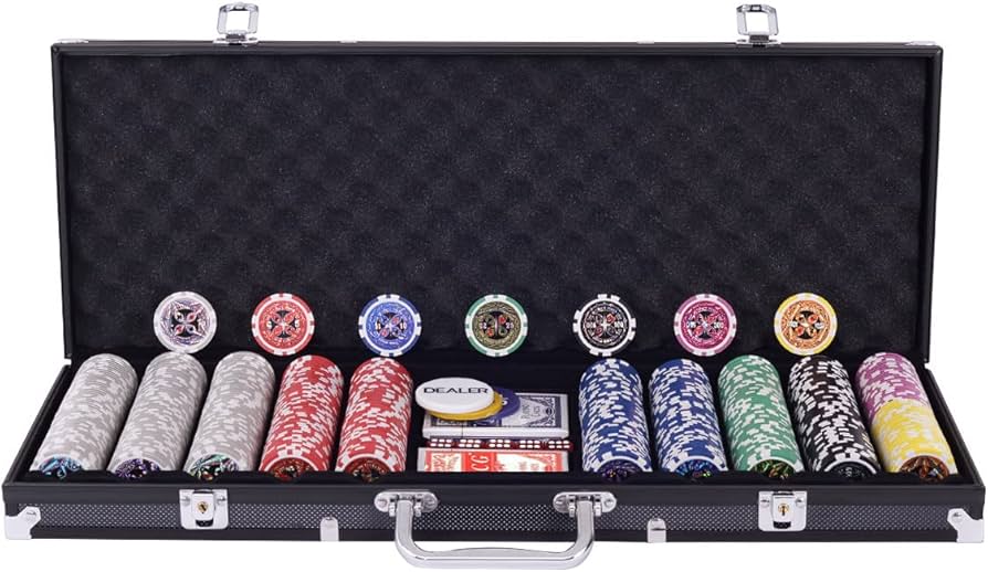 Amazon | BestBuy ポーカーチップ 500枚 数字入り ポーカーセット