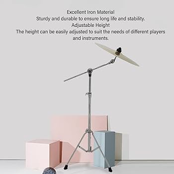 Amazon.co.jp: シンバルスタンド、23.2-47.2インチの高さ調節可能な