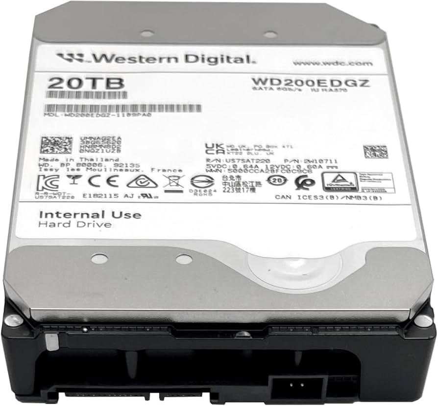 Amazon.com: Western Digital WD Ultrastar 20TB Internal Hard Drive