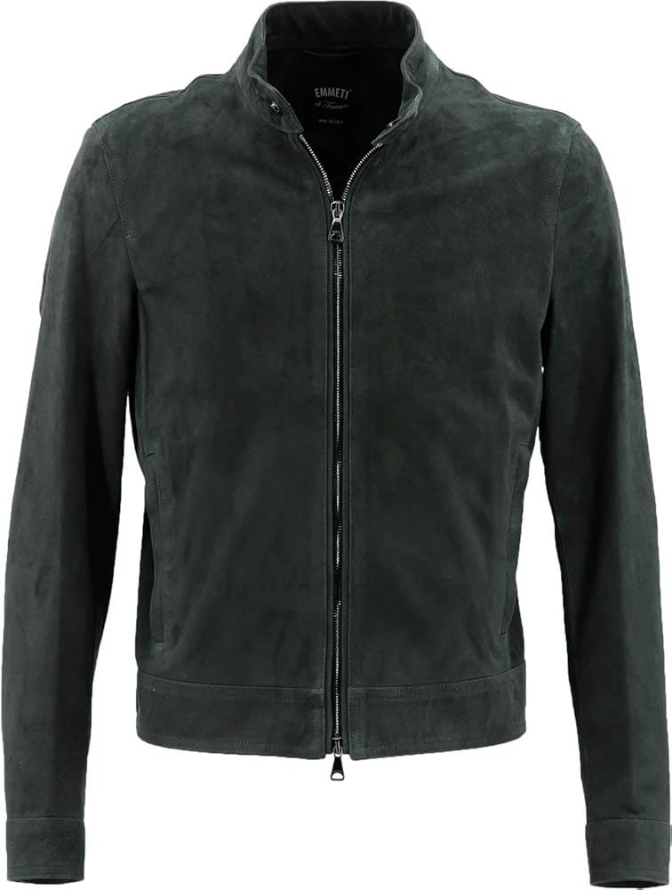 EMMETI JURI ゴートスキンスエード ライダースジャケット 46