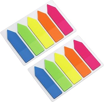 Amazon.co.jp: Jimjis ふせん 矢印 付箋 強粘着 ふせん フィルム 透明