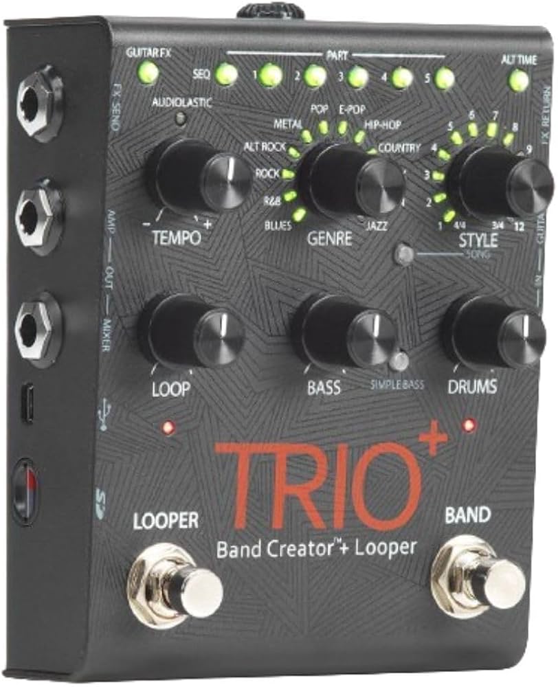 Amazon.com: Digitech TRIOPLUS Band Creator and Looper : Musical