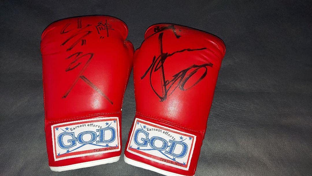 レア品】Winning ボクシンググローブ 8oz 長谷川穂積さんサイン入り