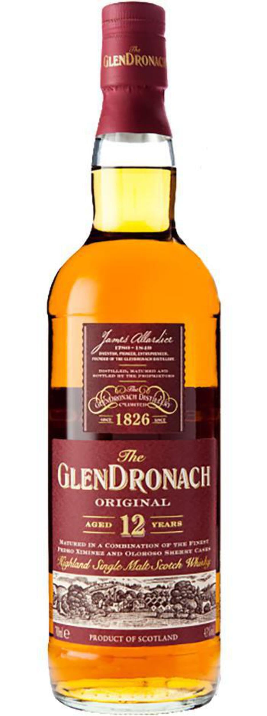 グレンドロナック12年オリジナル 古酒オーク樽熟成旧ボトル