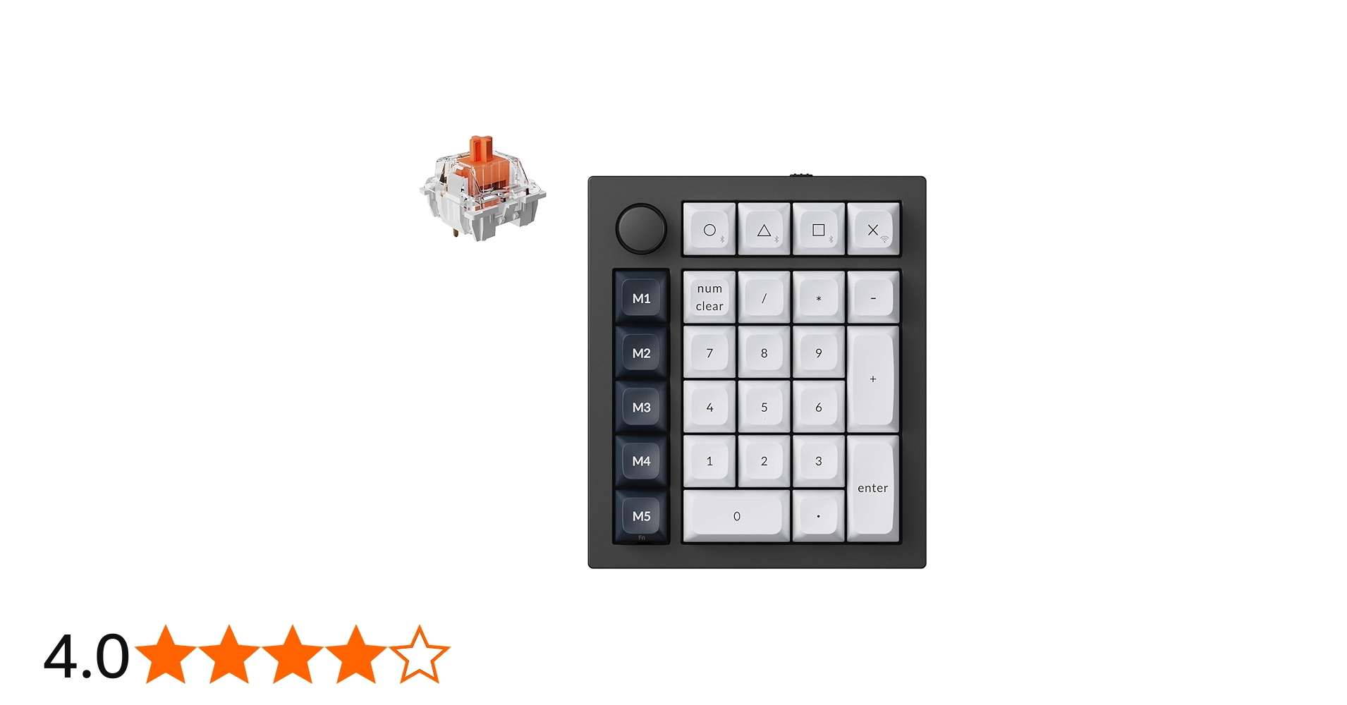 Amazon | 【国内正規品】Keychron Q0 Max QMKカスタム・テンキー、2.4