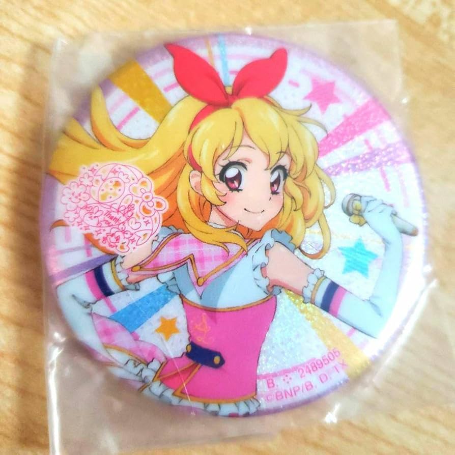 アイカツ！ 星宮いちご オフィシャルショップ 缶バッジ 2012
