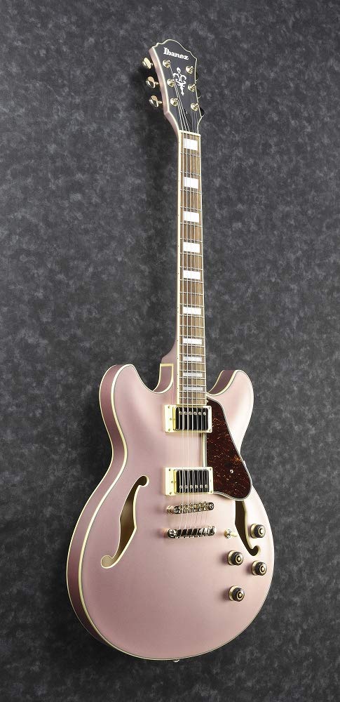 美品Ibanez セミアコースティックギター ピンク