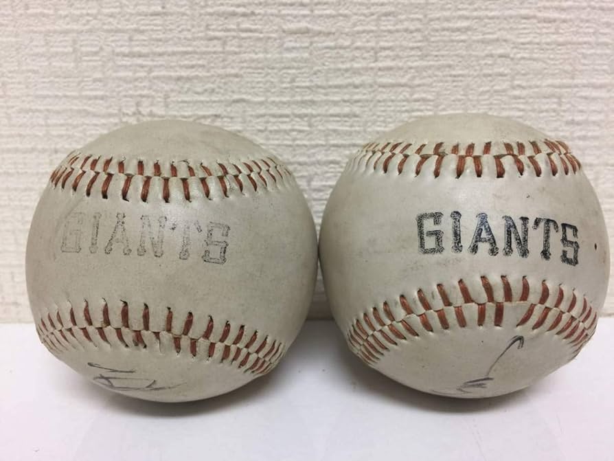 巨人寄せ書き直筆サインボール（長嶋、王、堀内、高田）