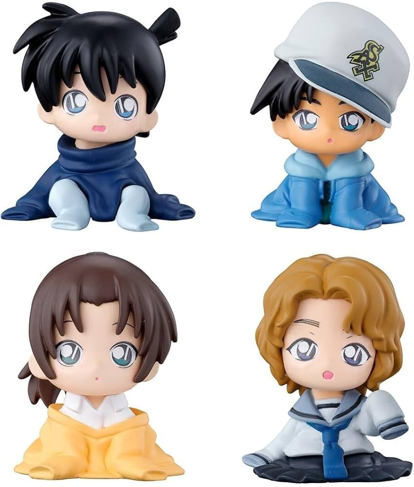 Amazon.co.jp: [4種セット] 名探偵*コナン ちぢませ隊9 (工藤新一/服部