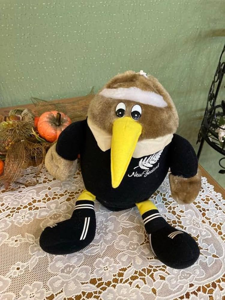 Amazon.co.jp: キウイバード ラグビーボール型 ぬいぐるみ